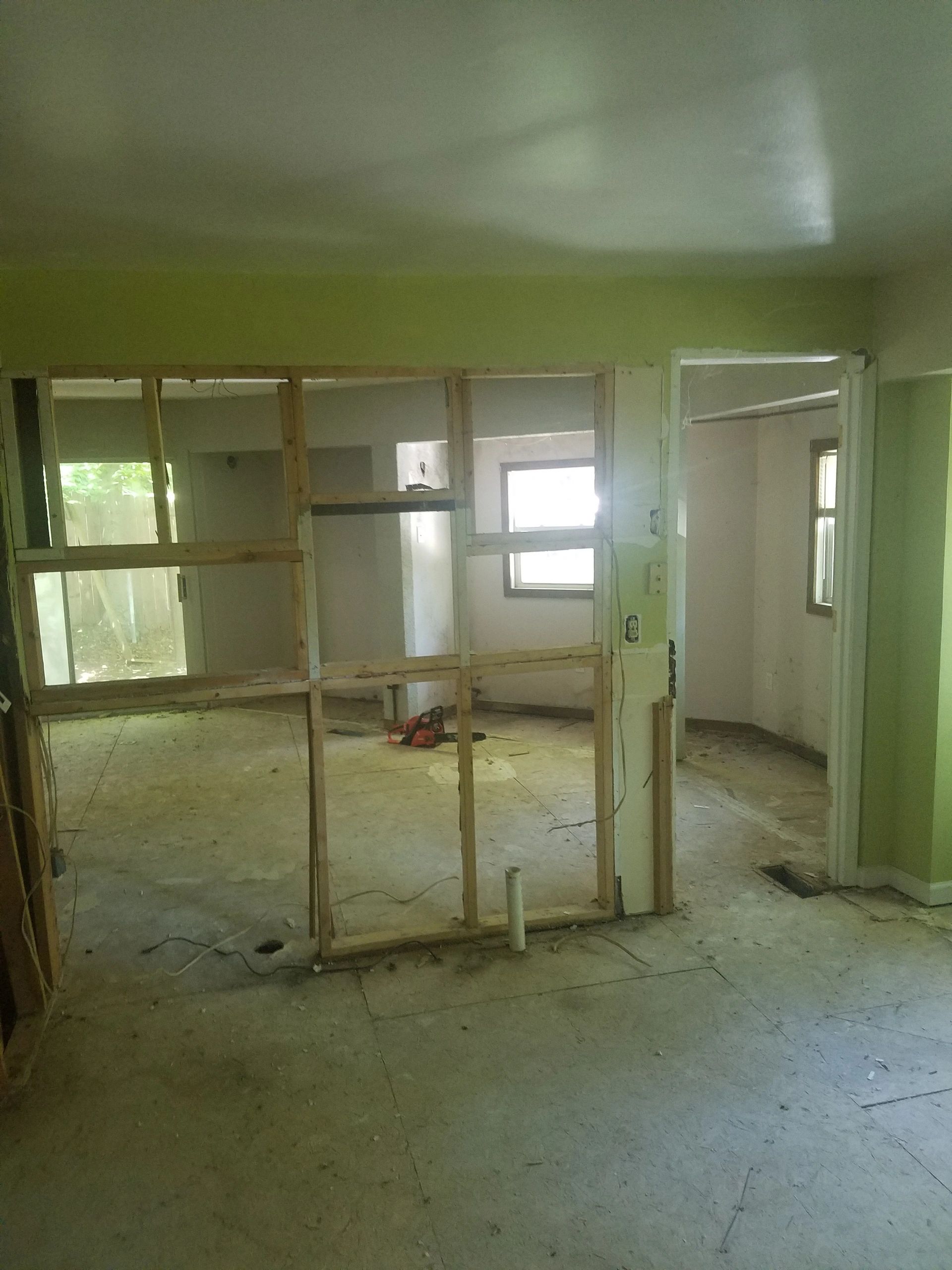 Residential renovation framing