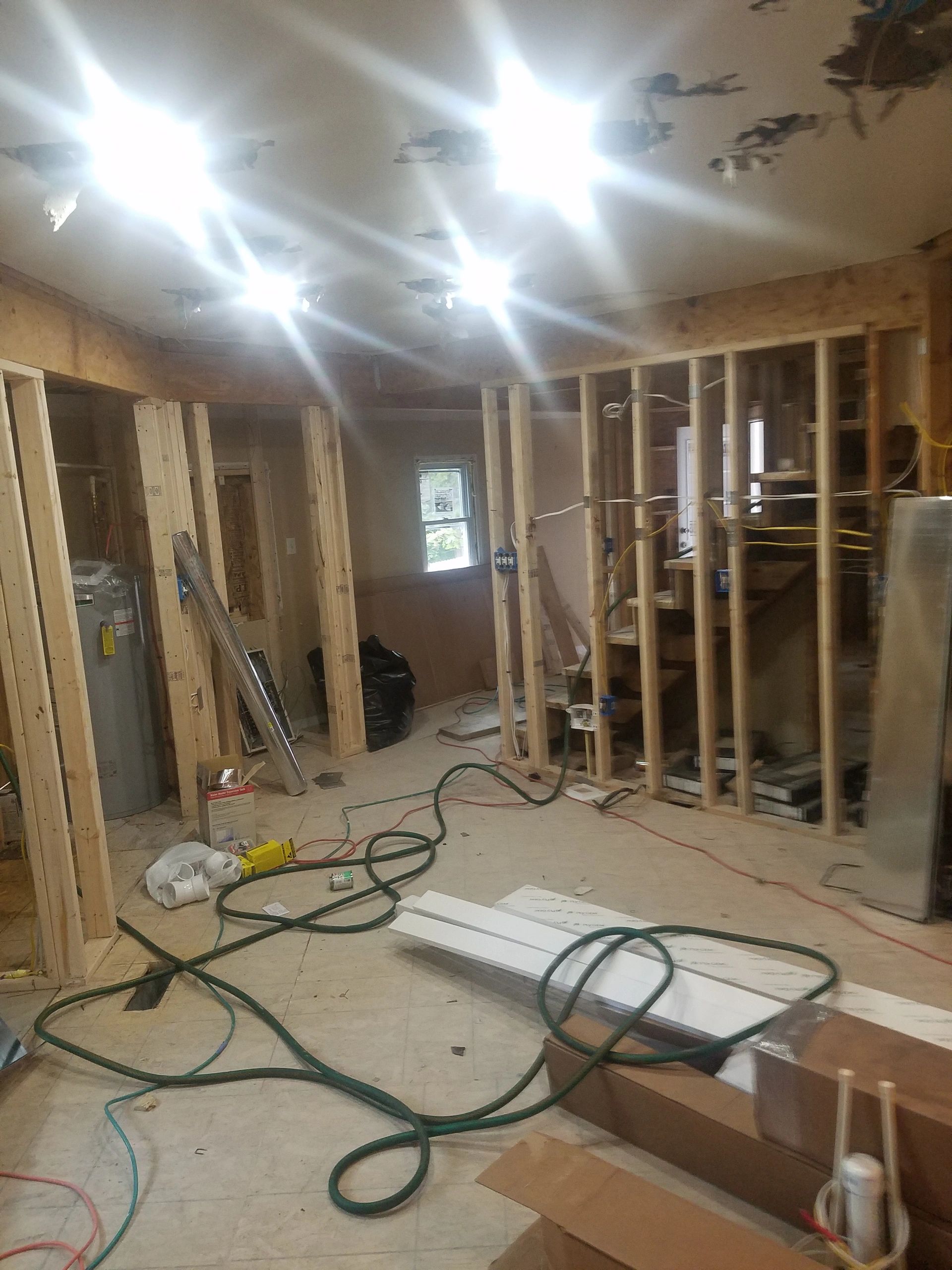 Construction site interior